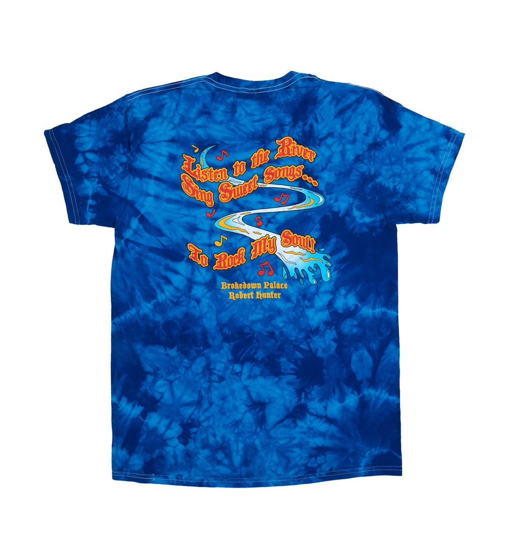 Grateful Dead Broke Down Palace Rafting Tie Dye T-Shirt