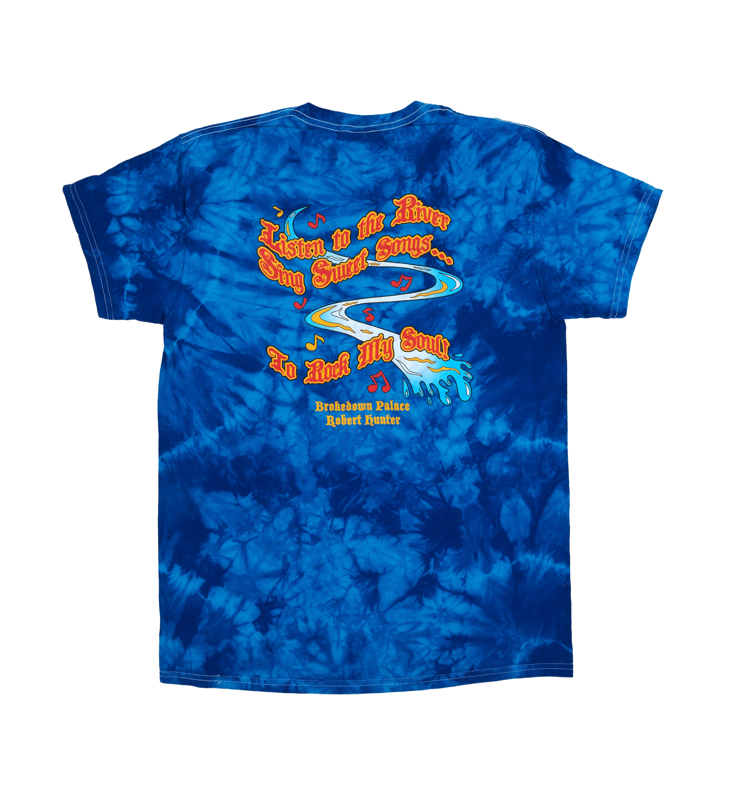 Grateful Dead Broke Down Palace Rafting Tie Dye T-Shirt