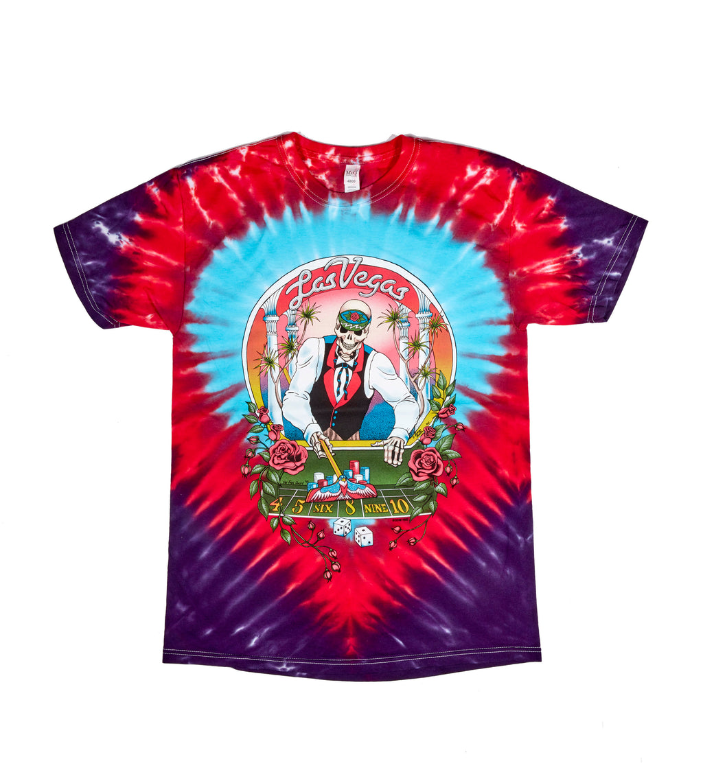 Grateful Dead Silver State Las Vegas Tie Dye Shirt