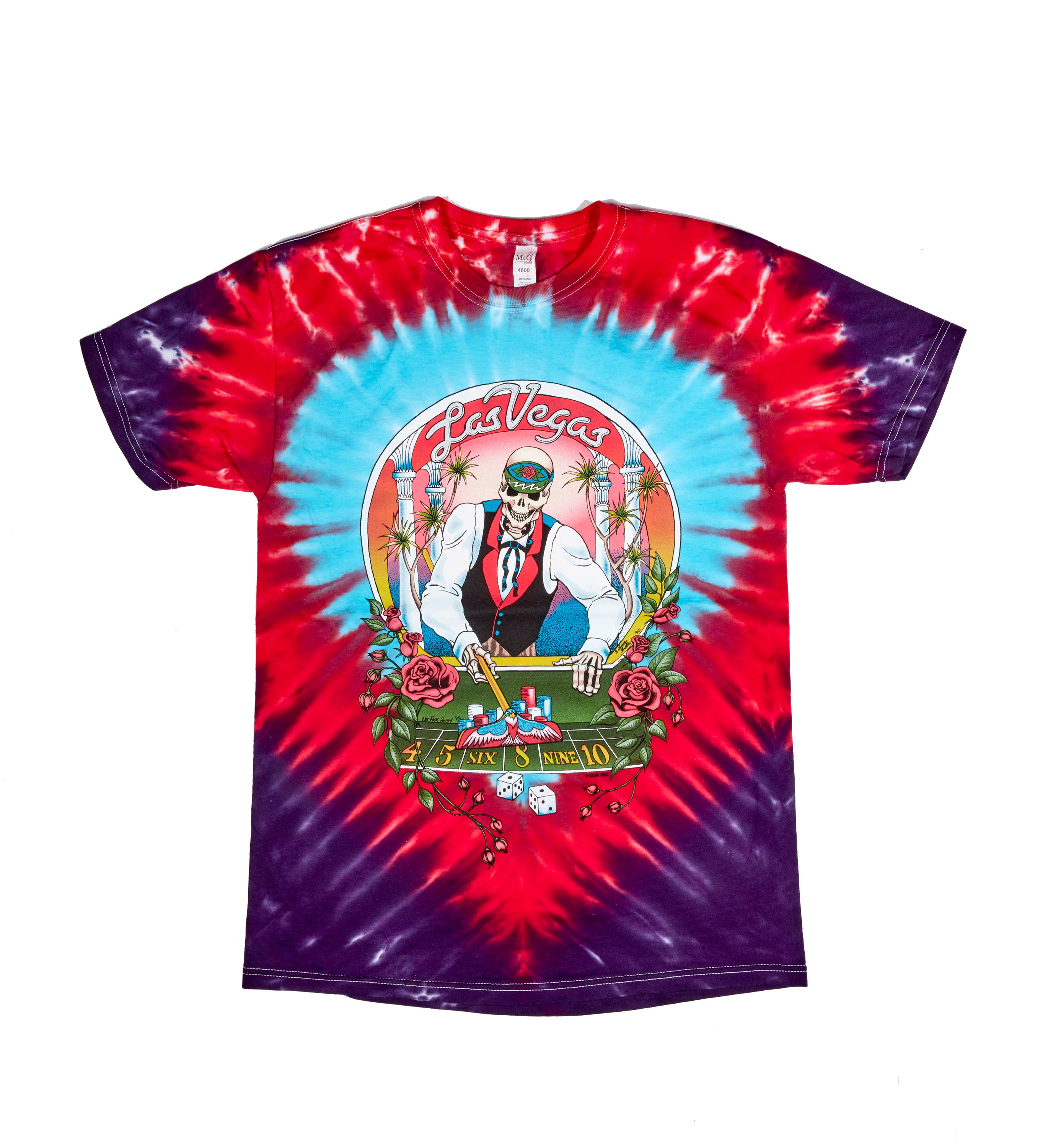 Grateful Dead Silver State Las Vegas Tie Dye Shirt