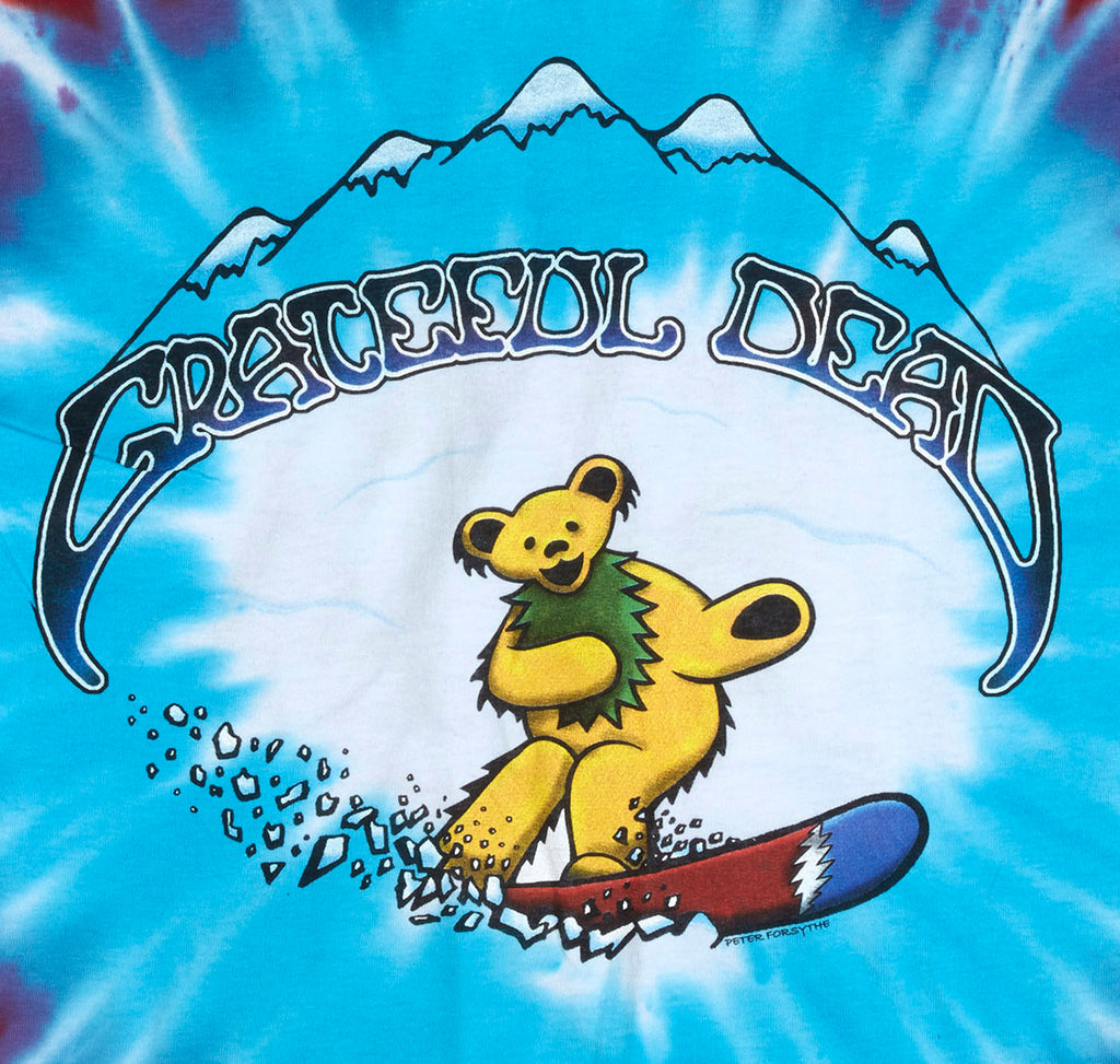 Grateful Dead Snowboard Bears Tie Dye Shirt