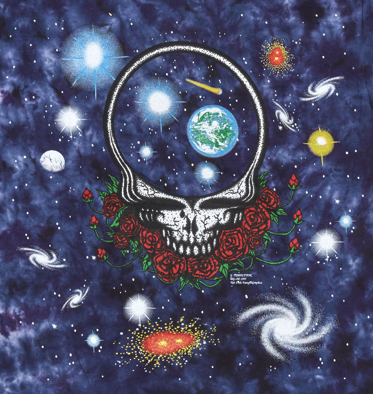 Grateful Dead Space Your Face Tie Dye T-Shirt