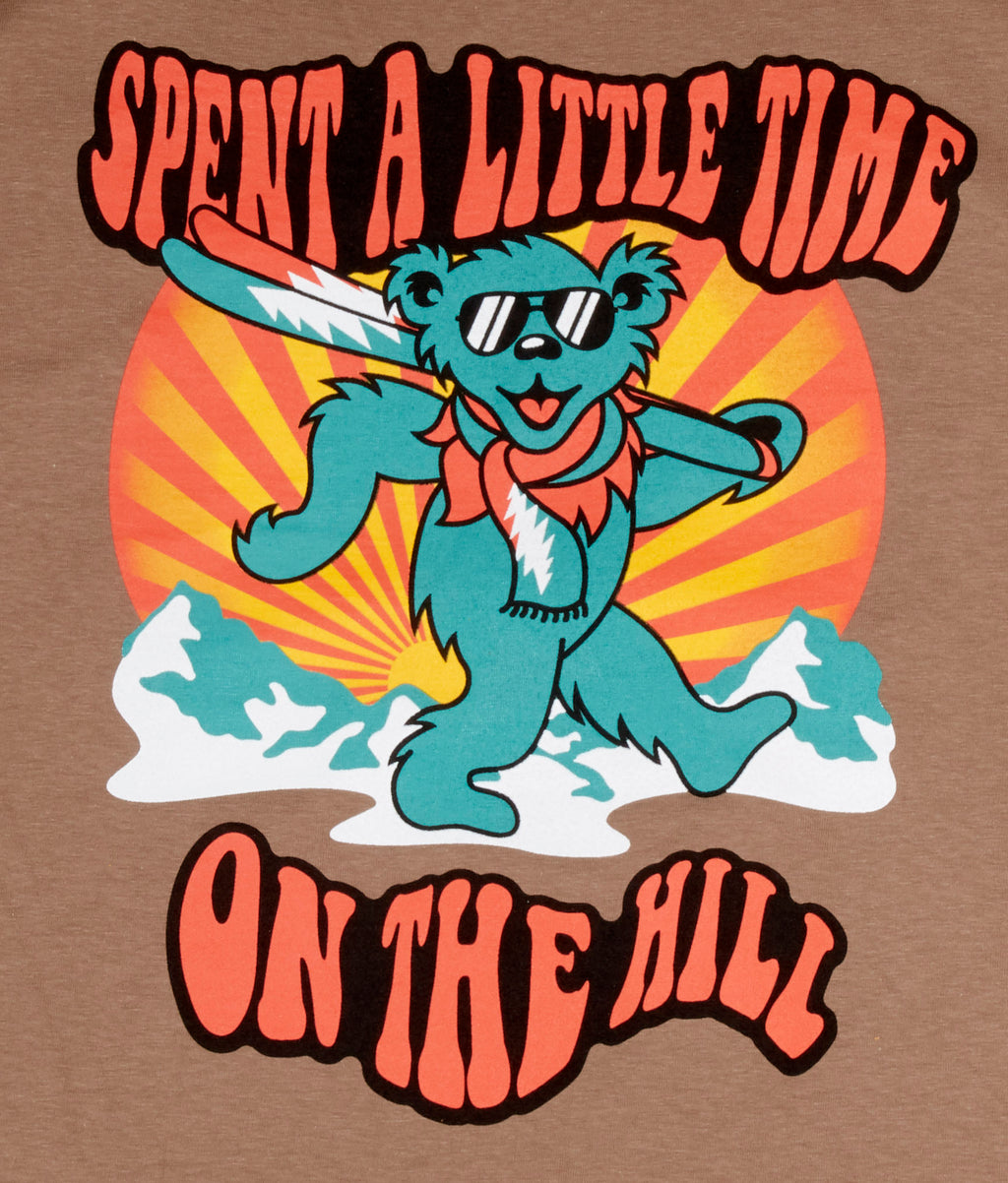 Grateful Dead Spend a Time on the Mountain Brown Shirt
