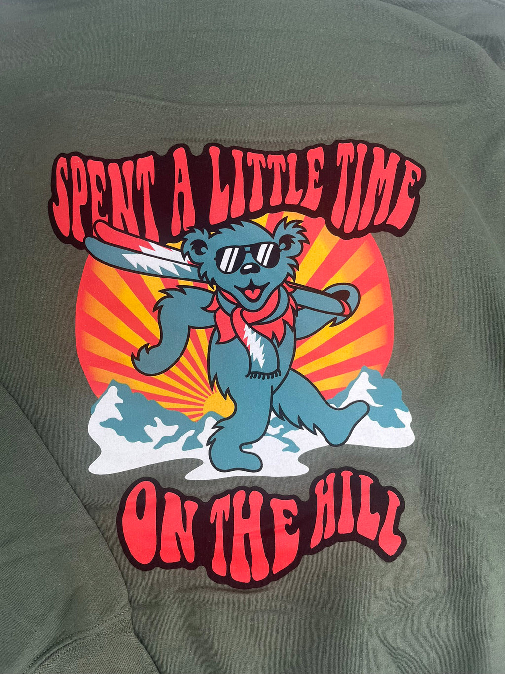 Grateful Dead Spend Time on the Mountain Hooded Sweatshirt