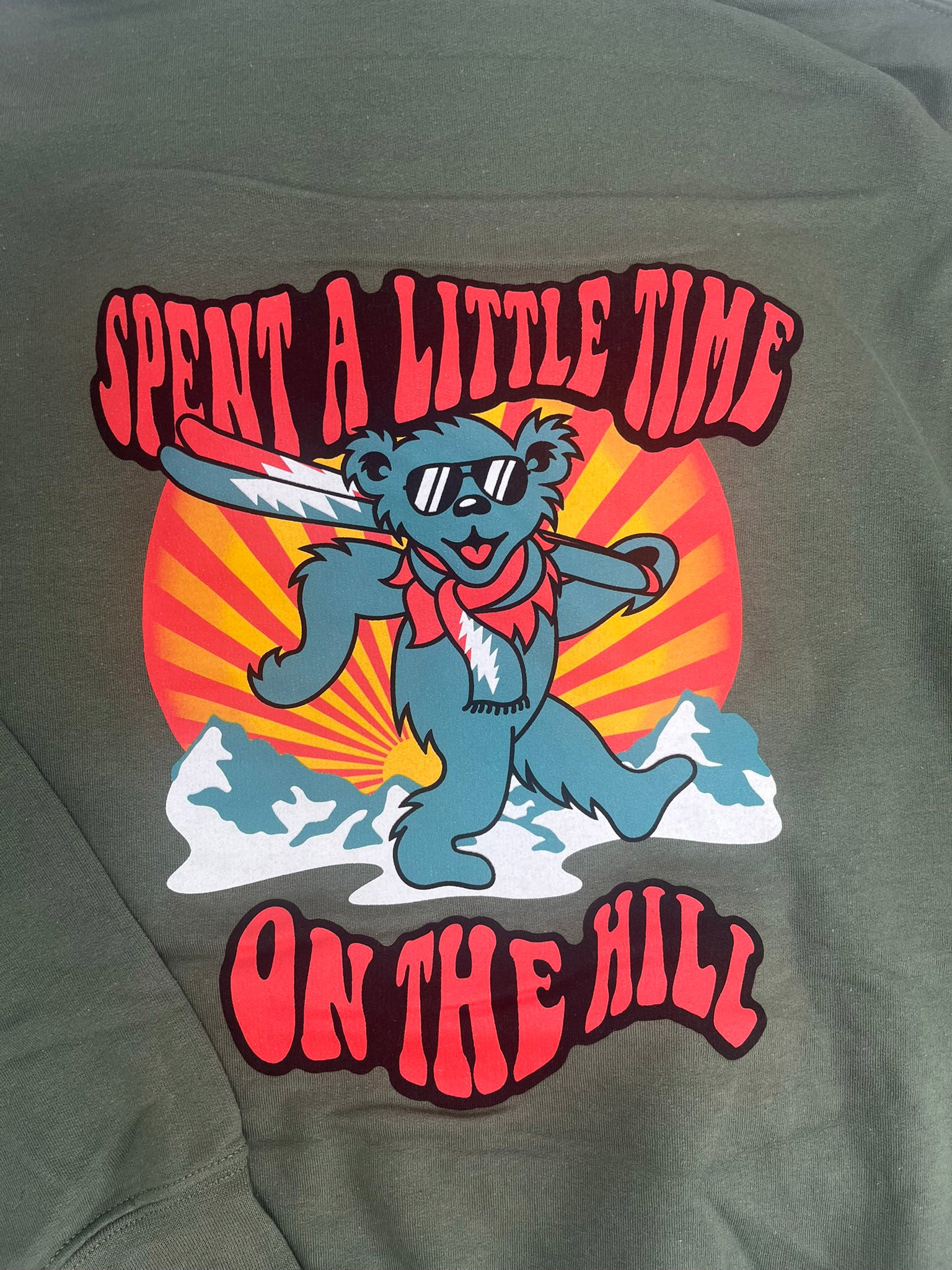 Grateful Dead Spend Time on the Mountain Hooded Sweatshirt