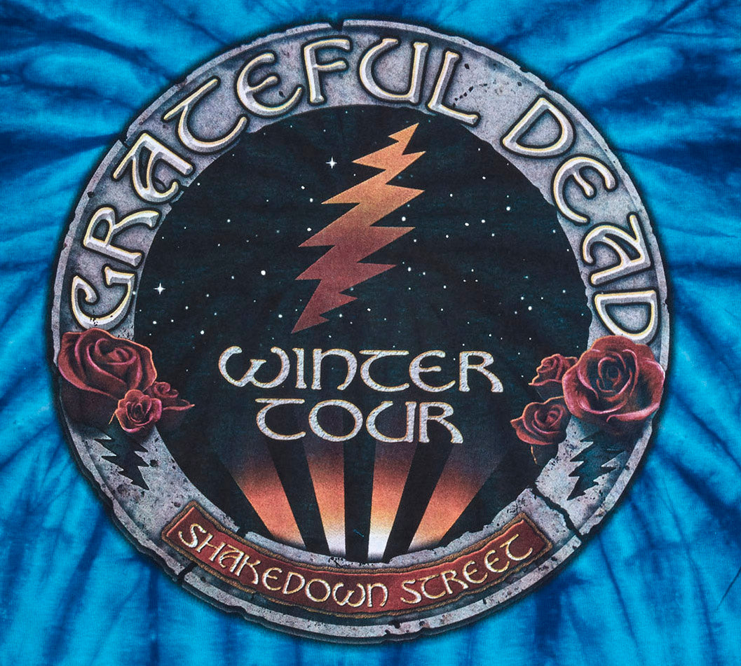 Grateful Dead Long Sleeve Stone Steal Your Face TieDye Shirt