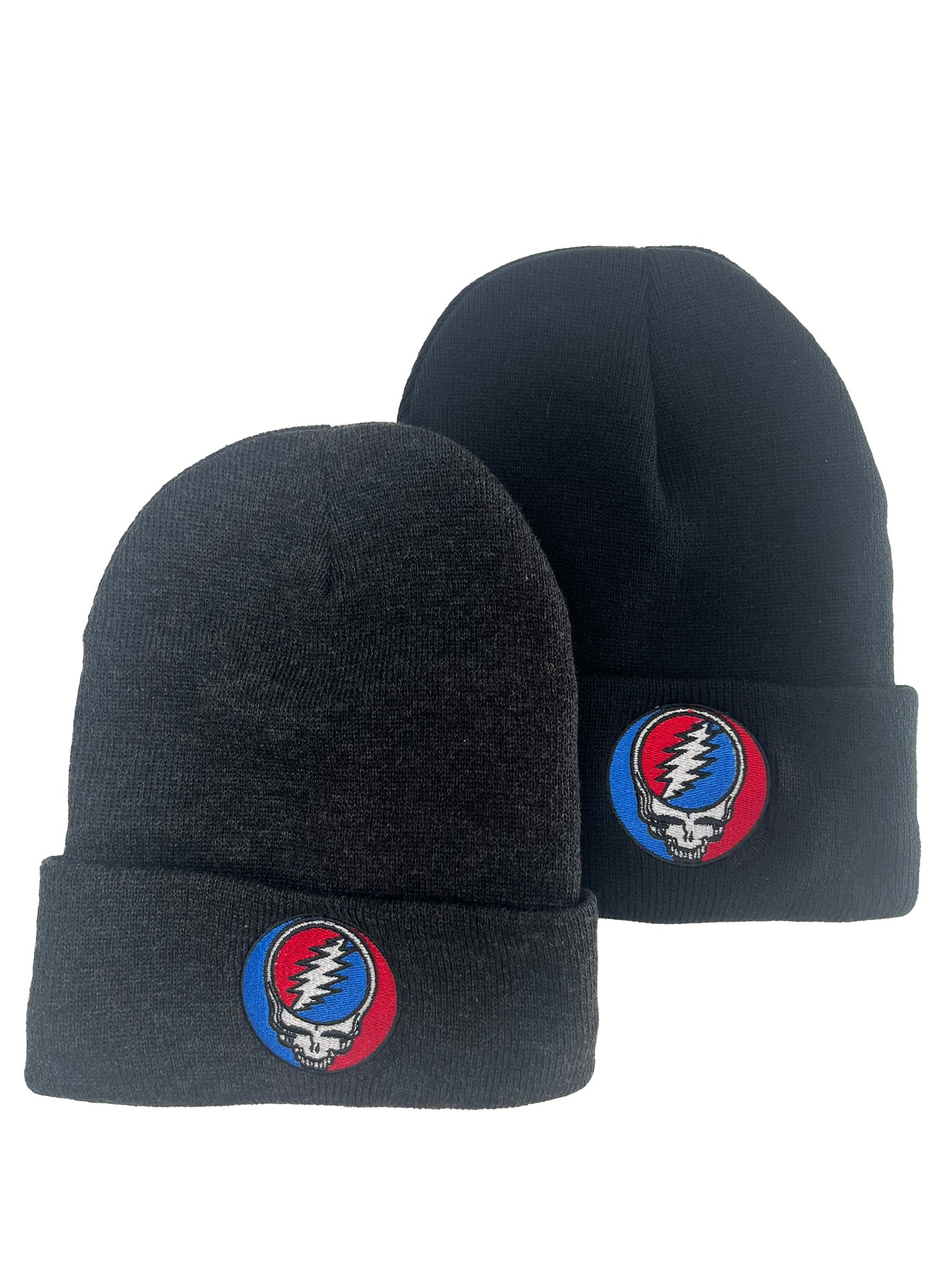 Grateful Dead Embroidered Steal Your Face Lined Winter Hat