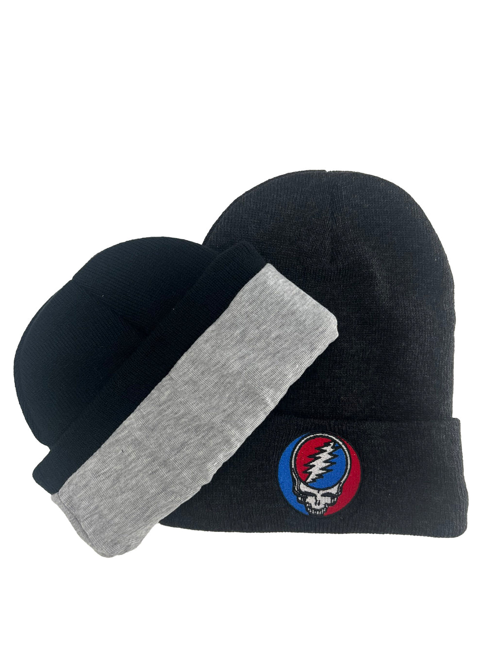 Grateful Dead Embroidered Steal Your Face Lined Winter Hat