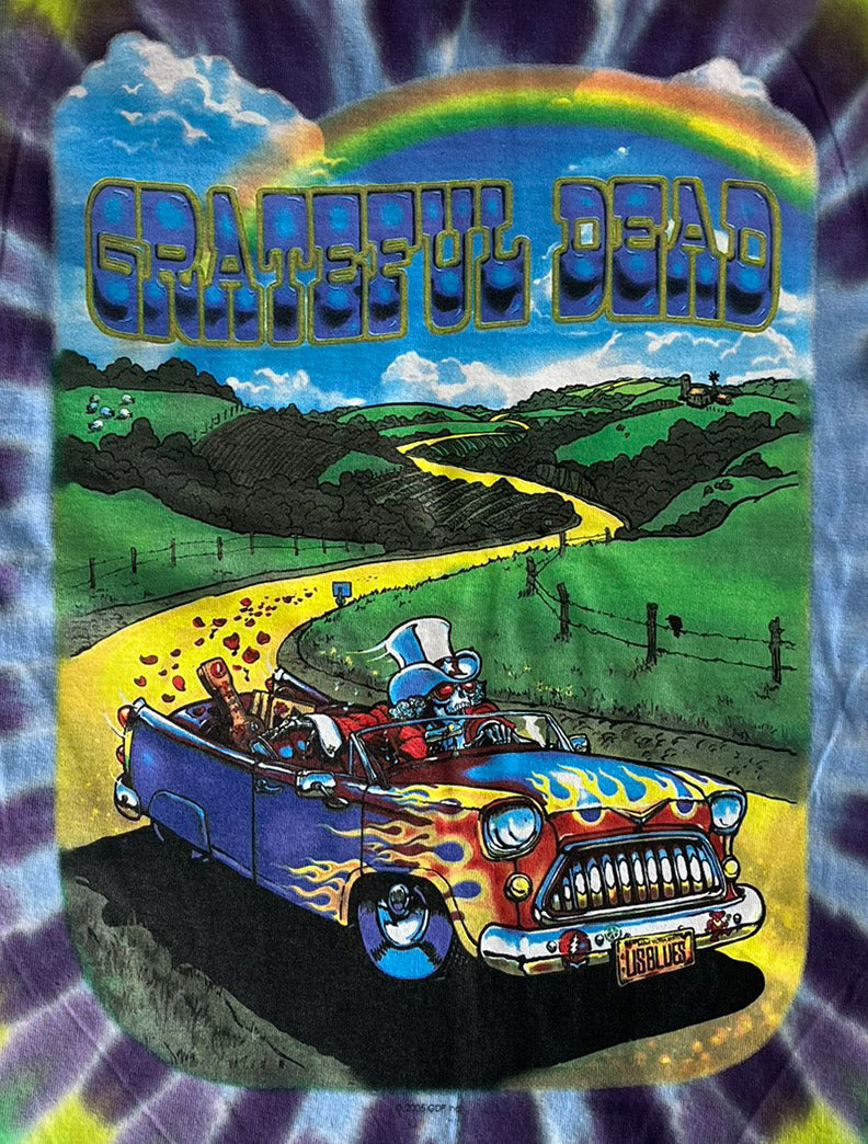 Grateful Dead Long Sleeve Truckin' to Buffalo Tie Dye Shirt