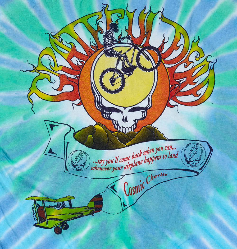 Grateful Dead Vermont Biker Tie Dye T-Shirt