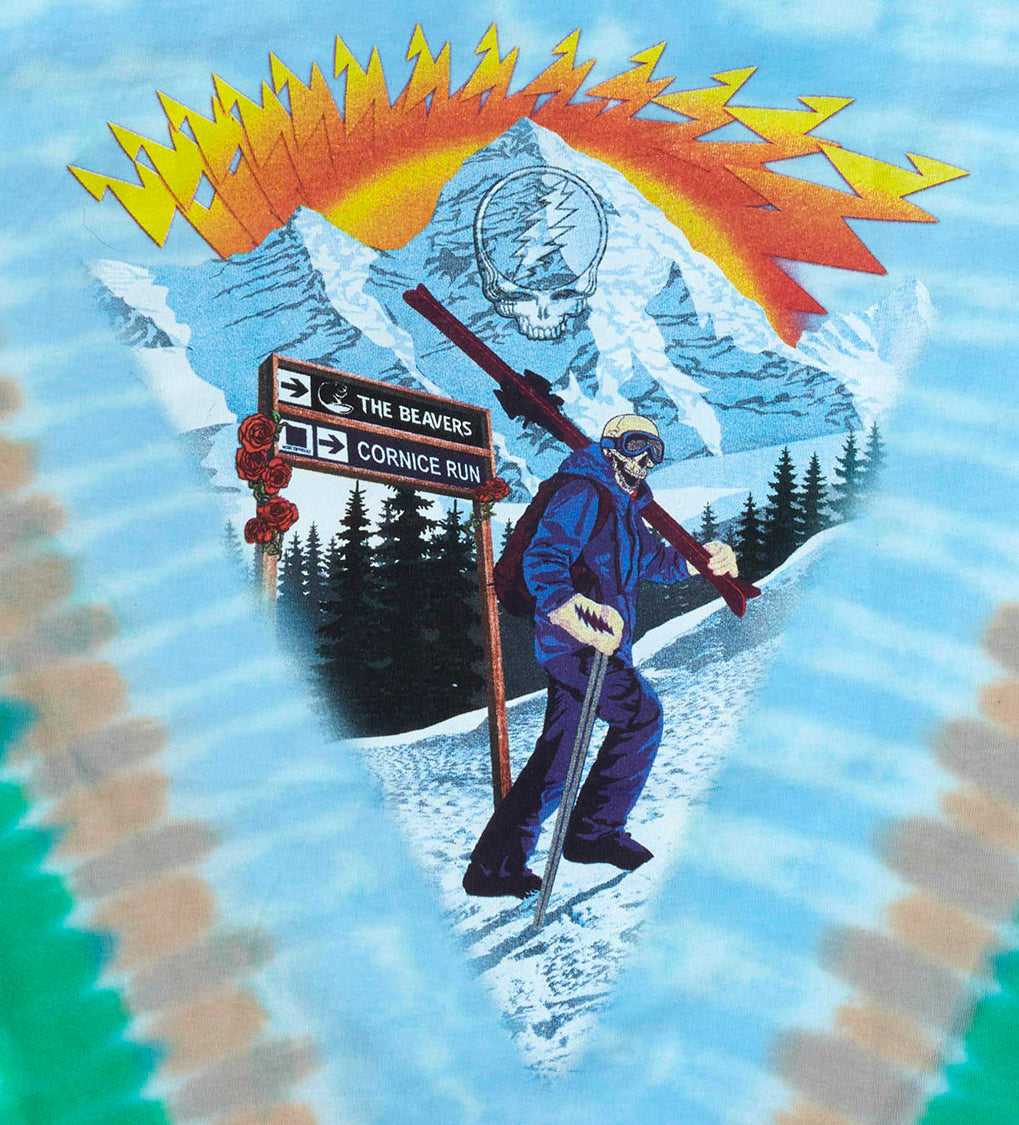 Grateful Dead Wingman Skiing Tie Dye Shirt