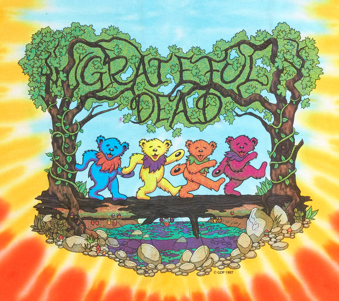 Grateful Dead Woodbears Tie Dye T-Shirt
