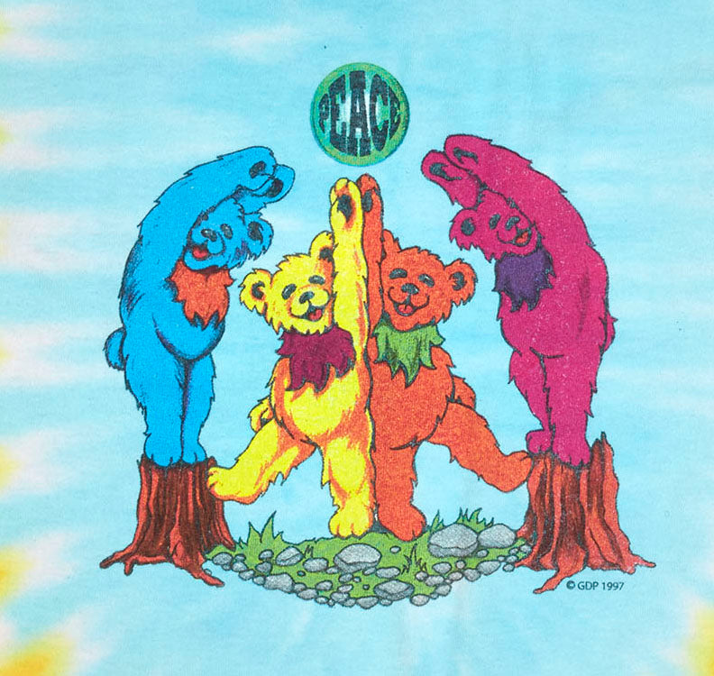 Grateful Dead Woodbears Tie Dye T-Shirt